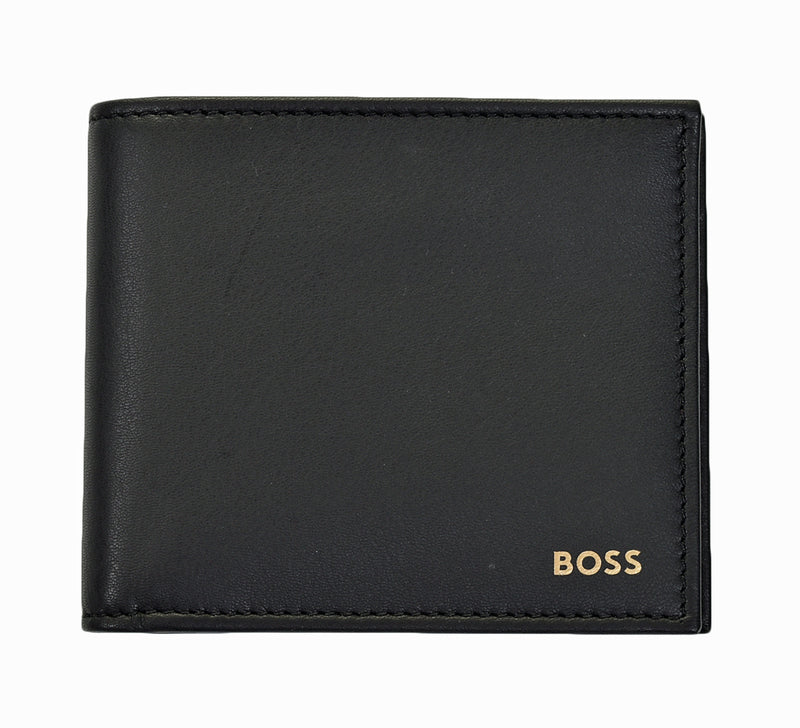 GBBM 8CC Soft Matte Leather Wallet Black