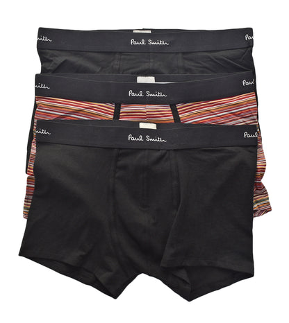 3 Pack Trunk Boxers Signature Black