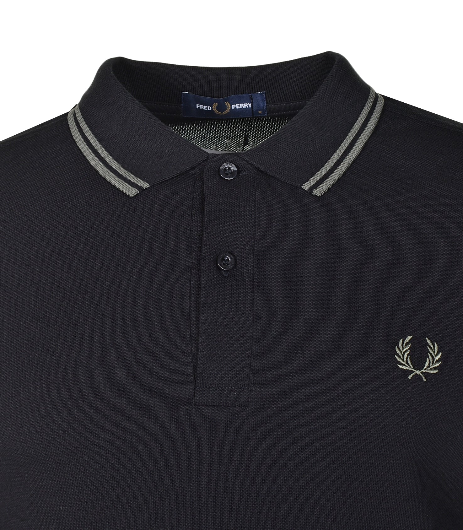 Twin Tipped Polo Shirt Black Field Green