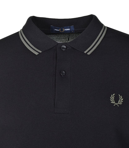 Twin Tipped Polo Shirt Black Field Green