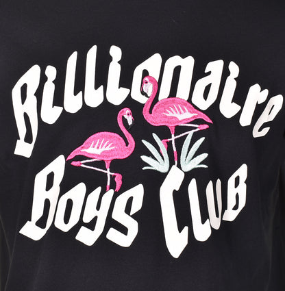 Flamingo T Shirt Black