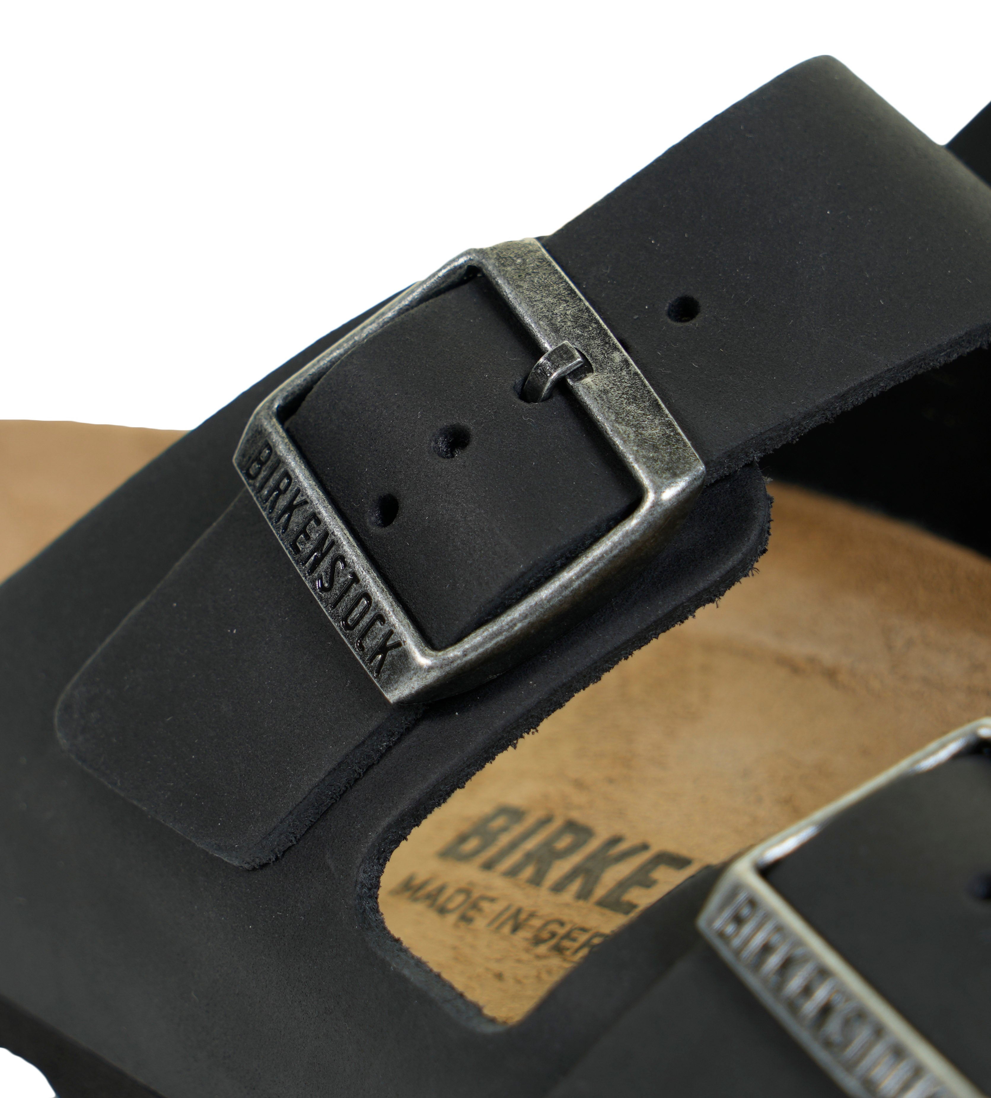 Birkenstock Arizona BS Black Leather Regular Width