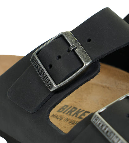 Birkenstock Arizona BS Black Leather Regular Width
