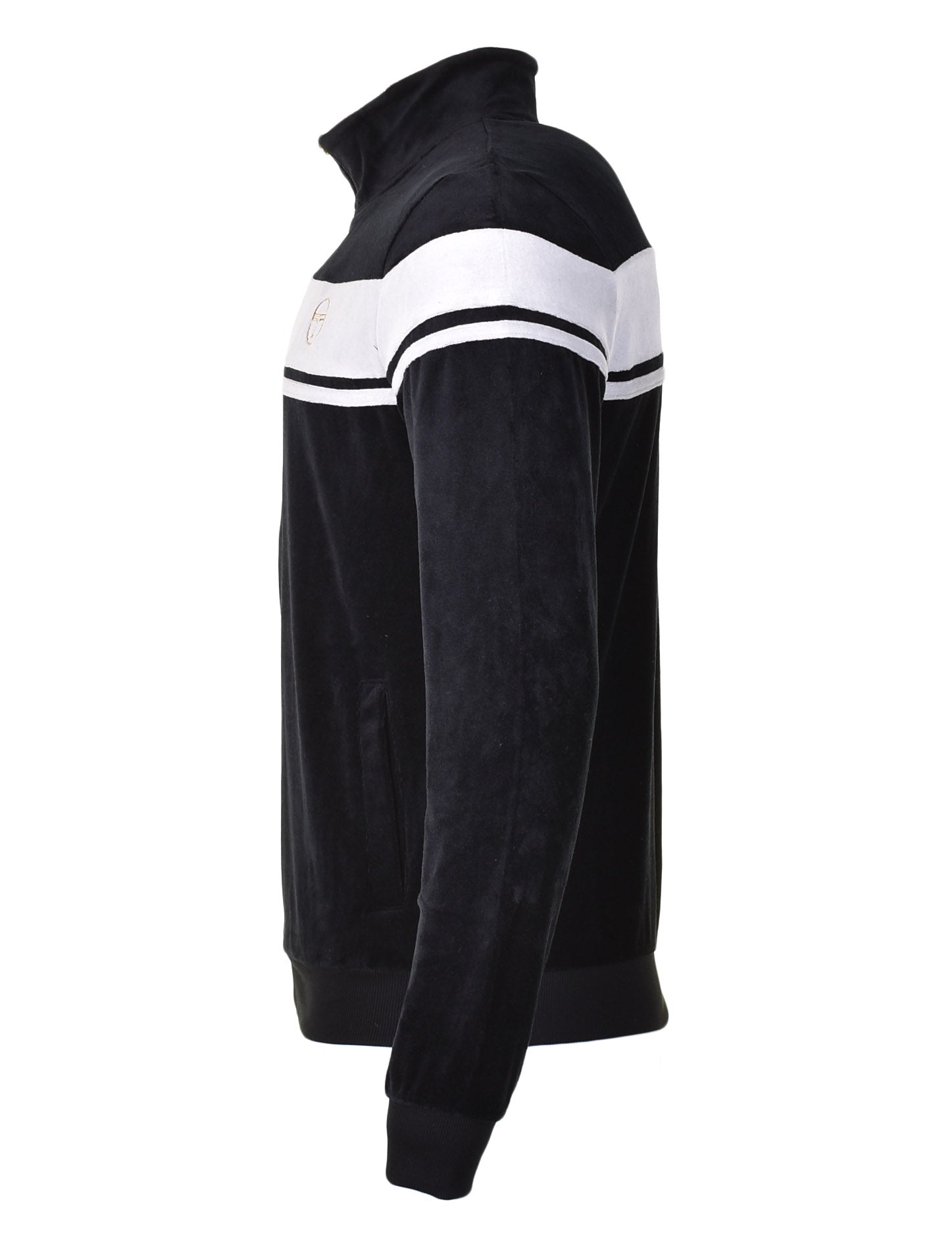 Damarind Velour Track Top Black