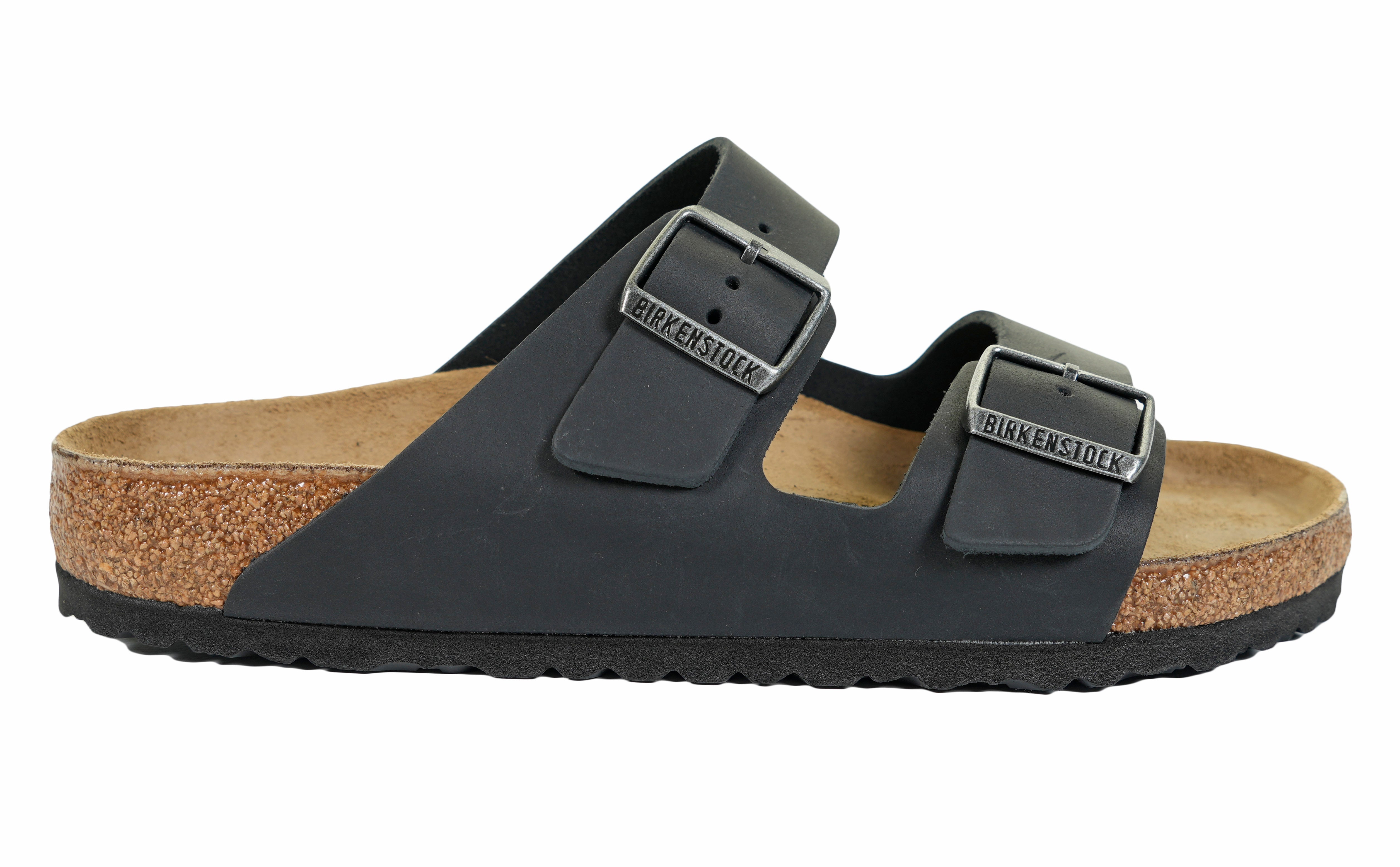 Birkenstock Arizona BS Black Leather Regular Width