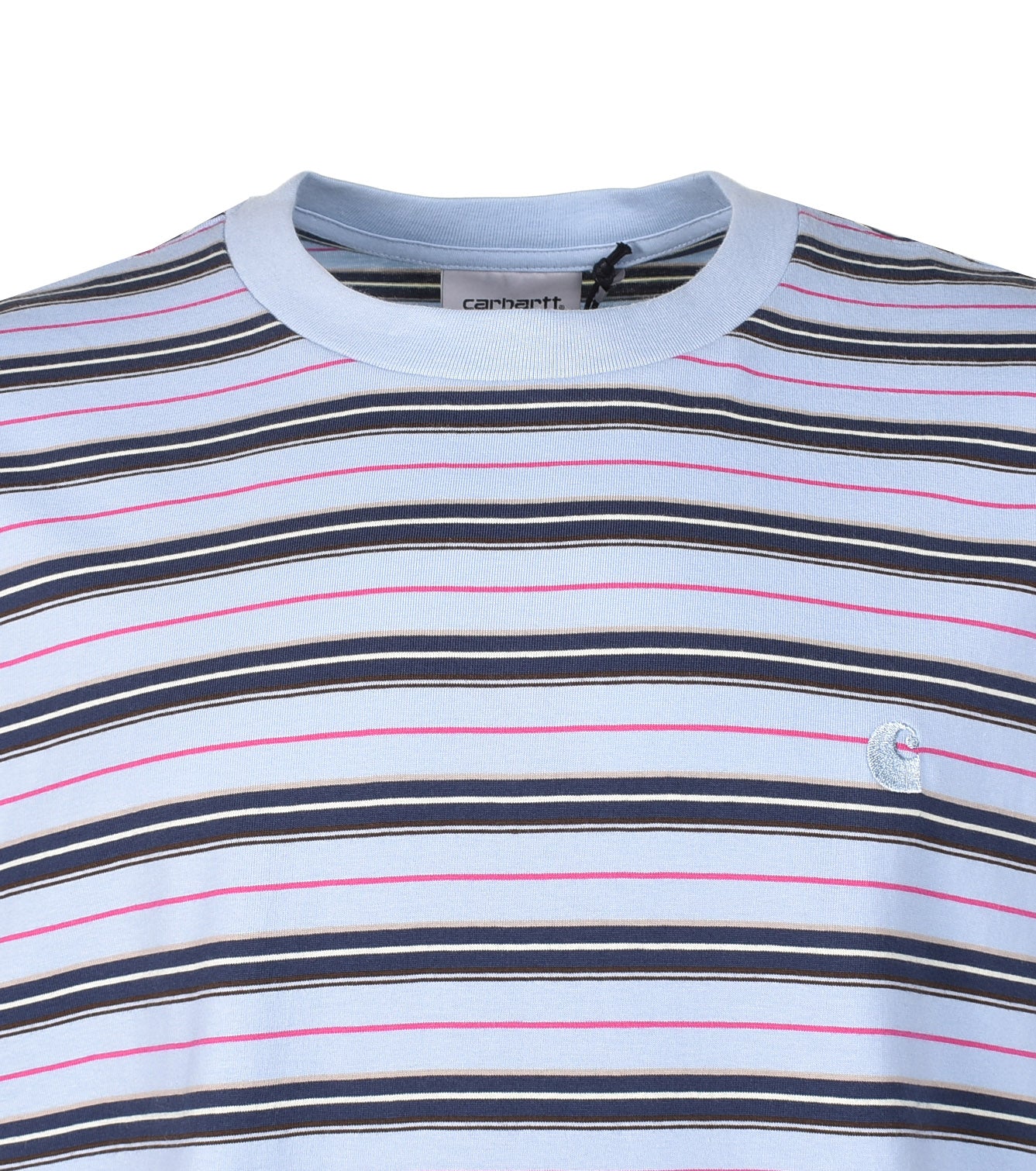 Short Sleeve Nathan Stripe T-Shirt Air Sky