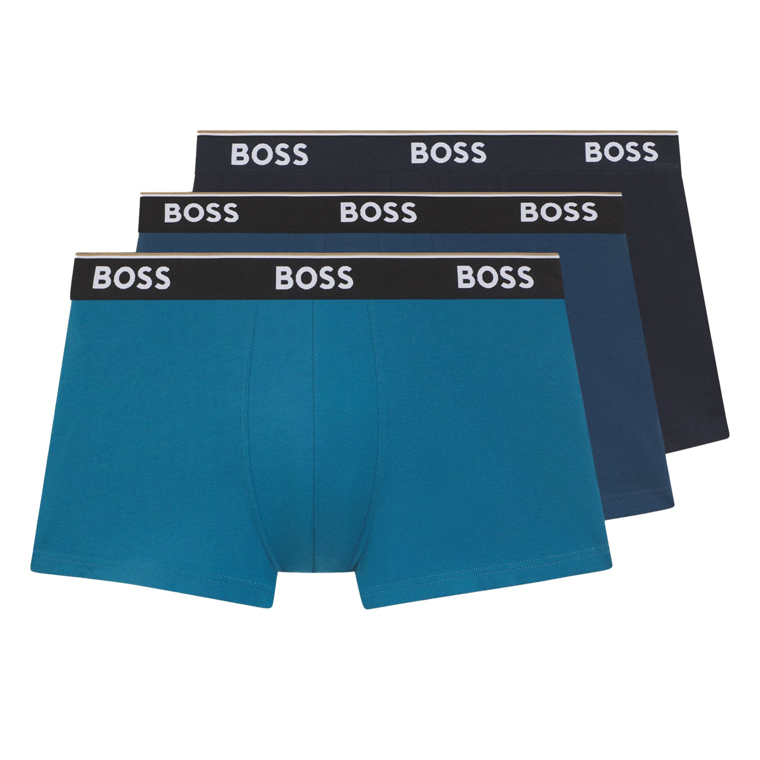 BOSS 3 Pack Power Trunk Boxers 965 Blues – Ragazzi Clothing