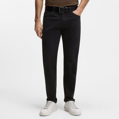 Re Maine Regular Fit Stretch Jeans 003 Black