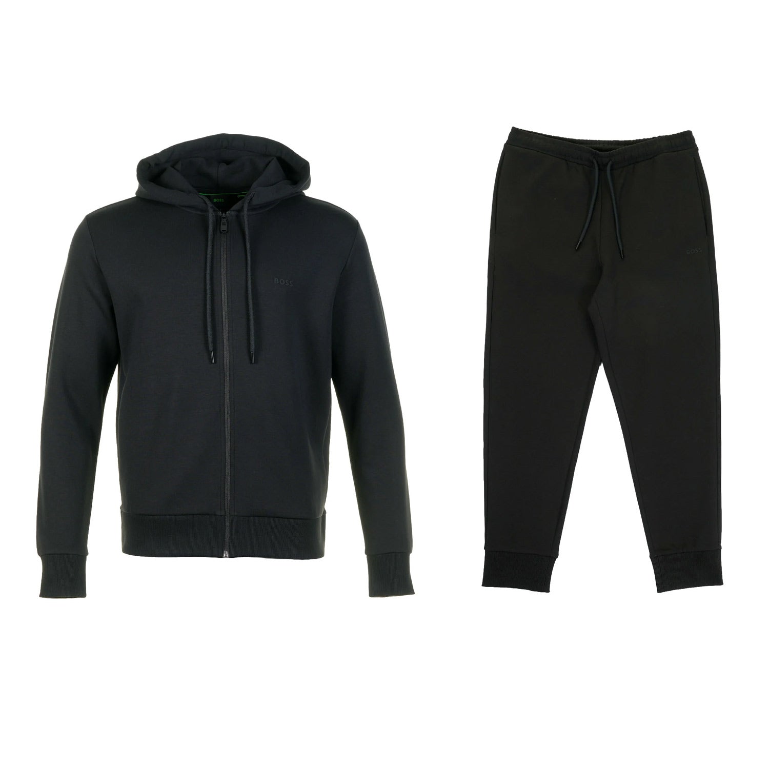 Boss Saggy Hoody & Hadiko Joggers Tracksuit Set - Black