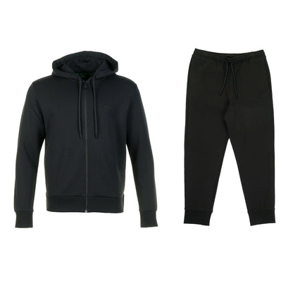 Boss Saggy Hoody & Hadiko Joggers Tracksuit Set - Black