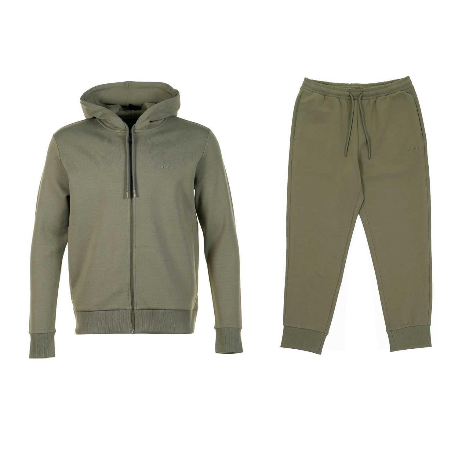 Boss Saggy & Hadiko Tracksuit Set - Dark Beige