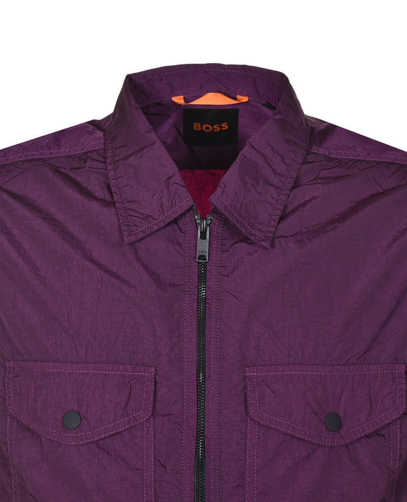 Lovel Zip Overshirt 510 Medium Purple
