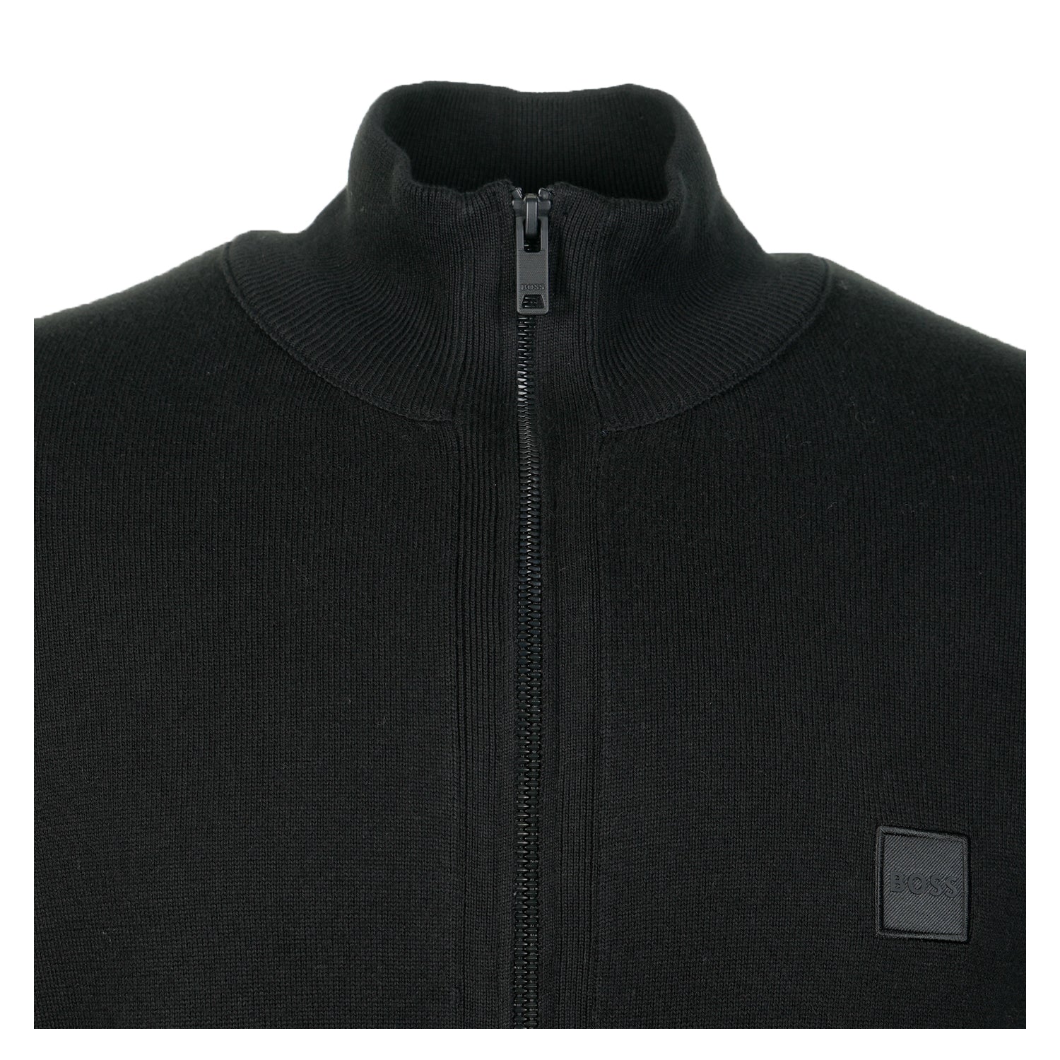 Kanozip Knitted Cardigan Jacket Black