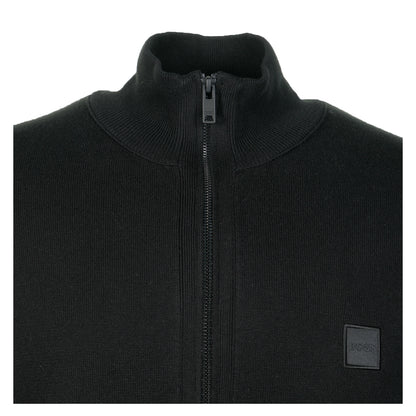 Kanozip Knitted Cardigan Jacket Black