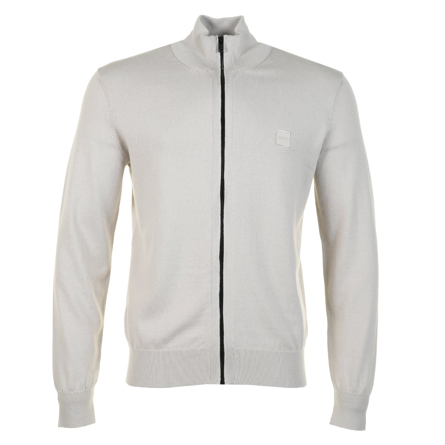 Kanozip Knitted Cardigan Jacket Light Beige
