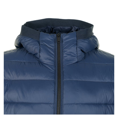 Odennis Full Zip Hooded Padded Jacket Dark Blue