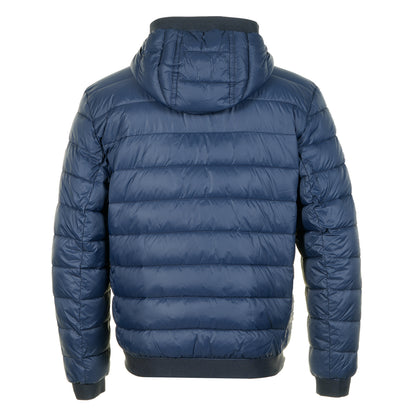 Odennis Full Zip Hooded Padded Jacket Dark Blue