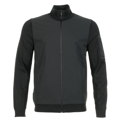 K Momentum X Hybrid Knitted Full Zip Jumper Black