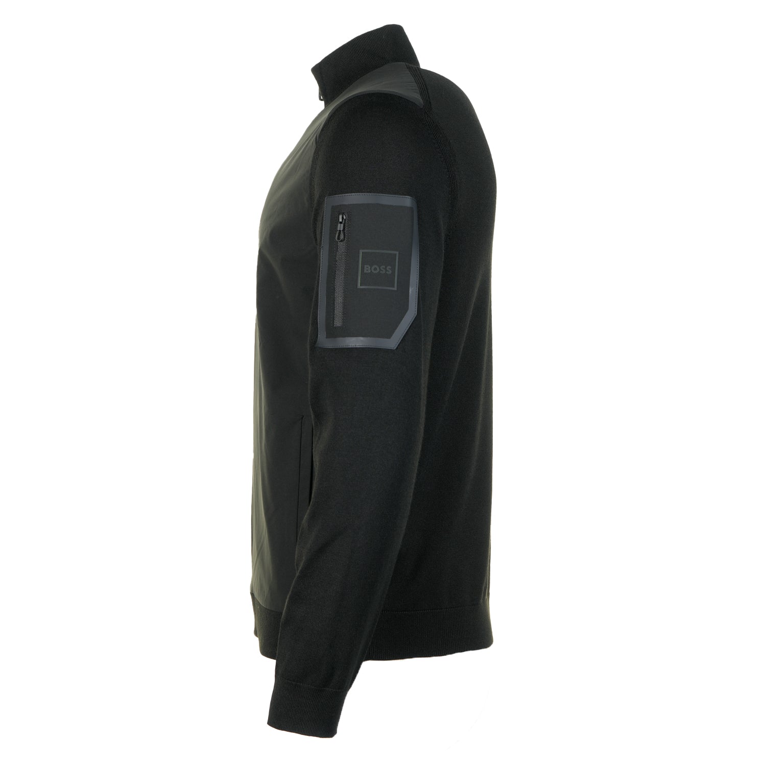 K Momentum X Hybrid Knitted Full Zip Jumper Black