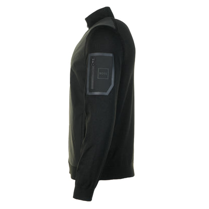K Momentum X Hybrid Knitted Full Zip Jumper Black