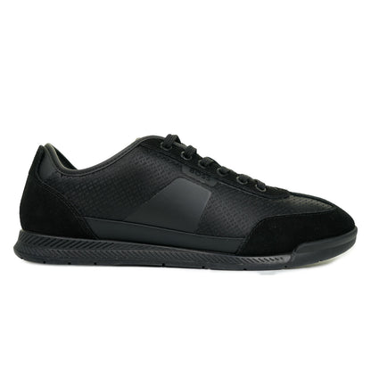 Boss Nitan Logo Low Trainers Black