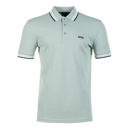 Boss Green Paddy Short Sleeve Polo Shirt 360 Open Green