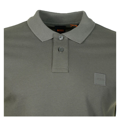 Passerby Long Sleeve Polo Shirt 078 Open Grey