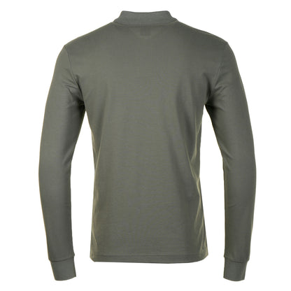 Passerby Long Sleeve Polo Shirt 078 Open Grey