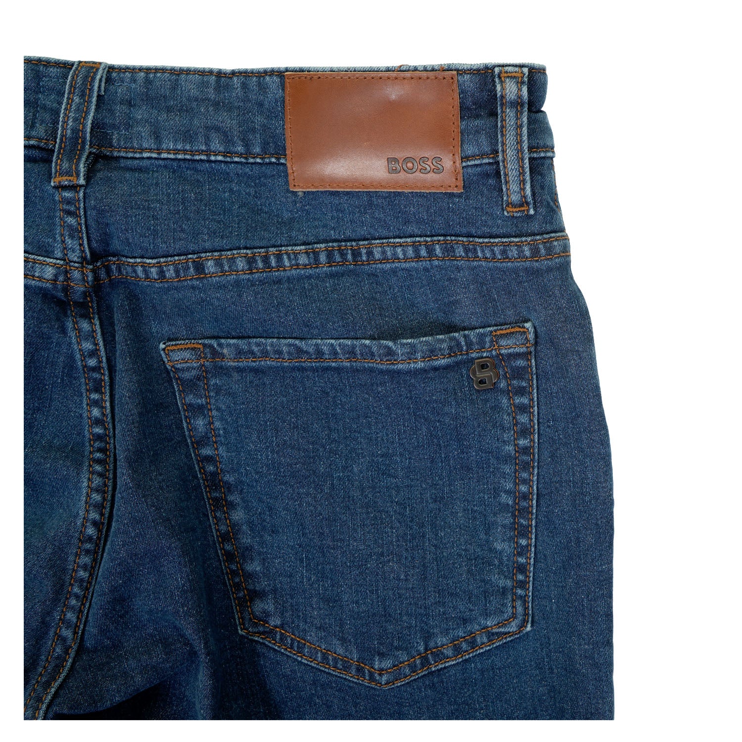 BOSS Re Maine Regular Fit Stretch Jeans 409 Dark Blue