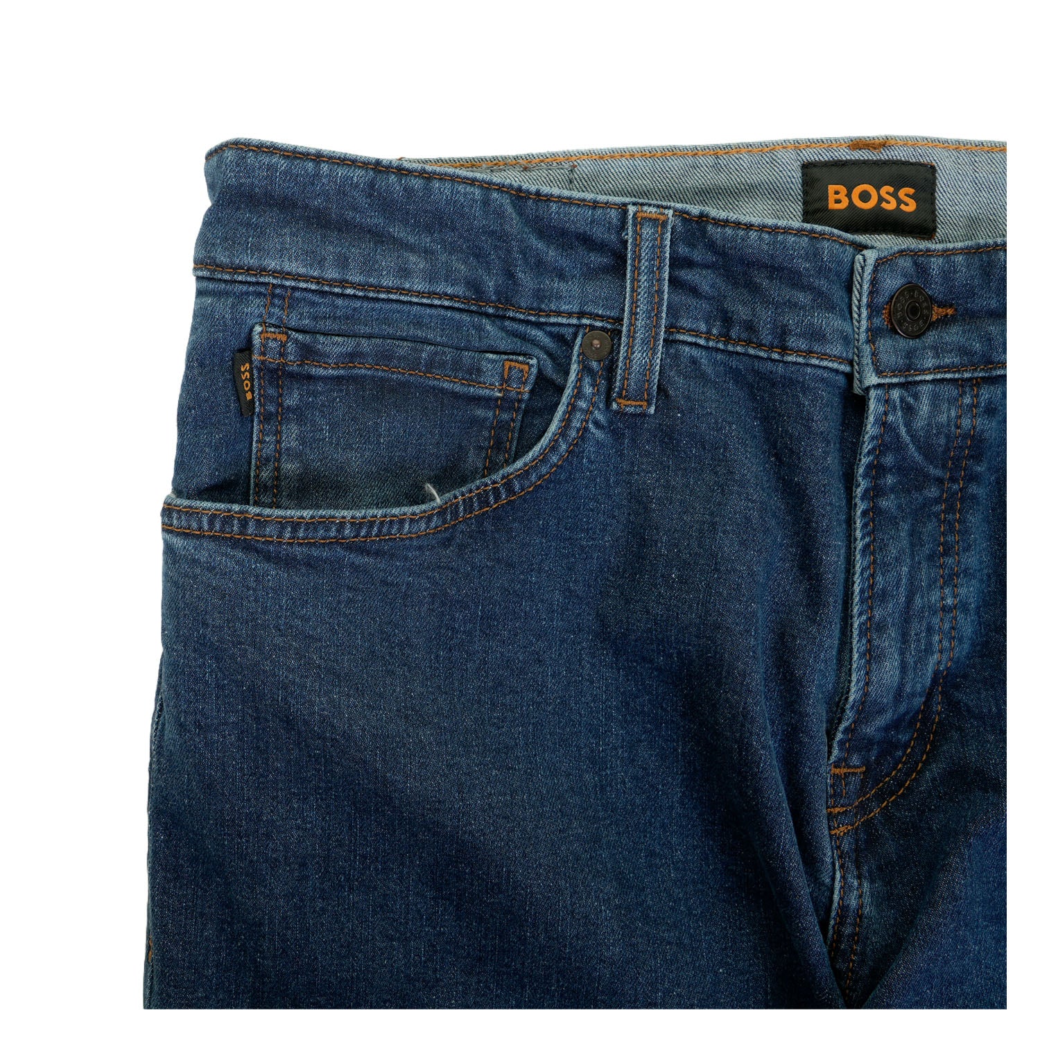 BOSS Re Maine Regular Fit Stretch Jeans 409 Dark Blue