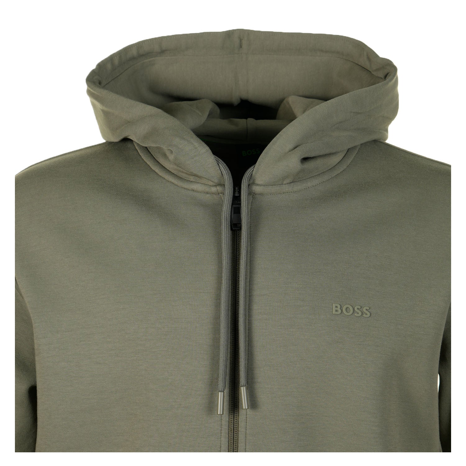 Saggy Full Zip Hoody 257 Dark Beige