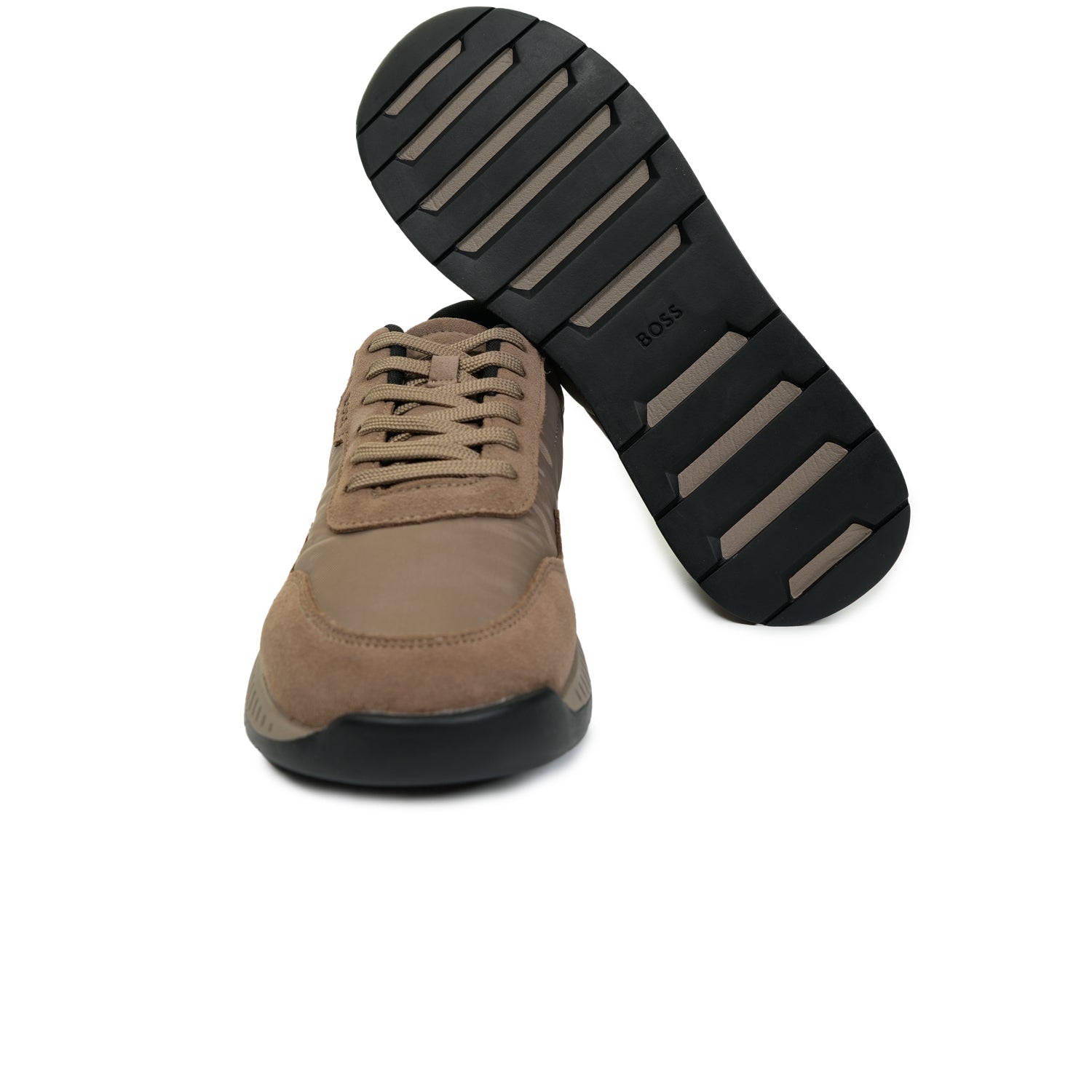 Titanium Runn Trainer Dark Beige