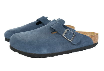 Boston LEVE BS Clogs Regular Fit Suede New Navy