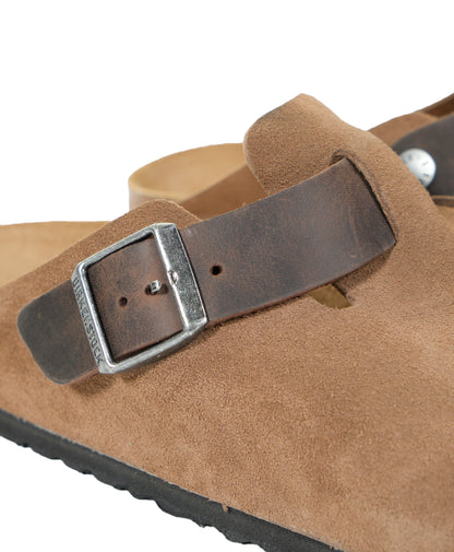 Boston LEVE/LEOI Clogs Regular Fit Suede Dark Tea