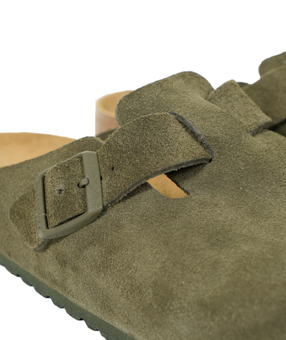 Boston Leve BS Clogs Regular Fit Suede Thyme
