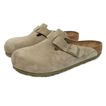 Boston Clogs BS Regular Fit Suede Faded Khaki
