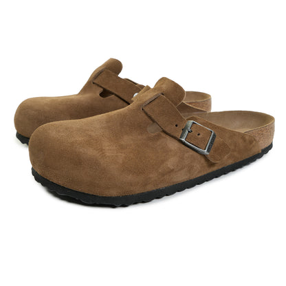 Boston Clogs BS Regular Fit Soft Footbed Suede Dark Tea Tonal