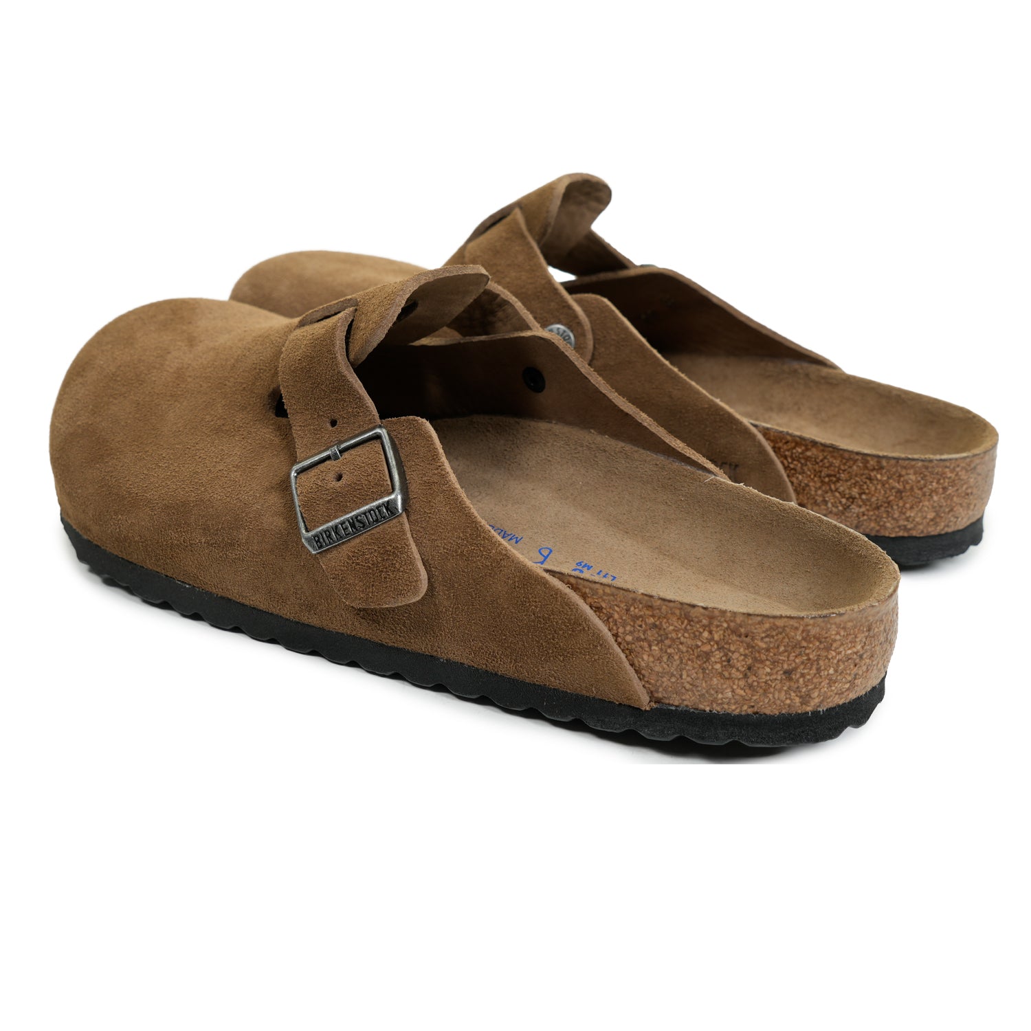 Boston Clogs BS Regular Fit Soft Footbed Suede Dark Tea Tonal