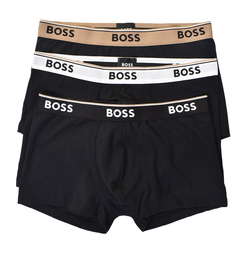 3 Pack Power Trunk Boxers 976 Black