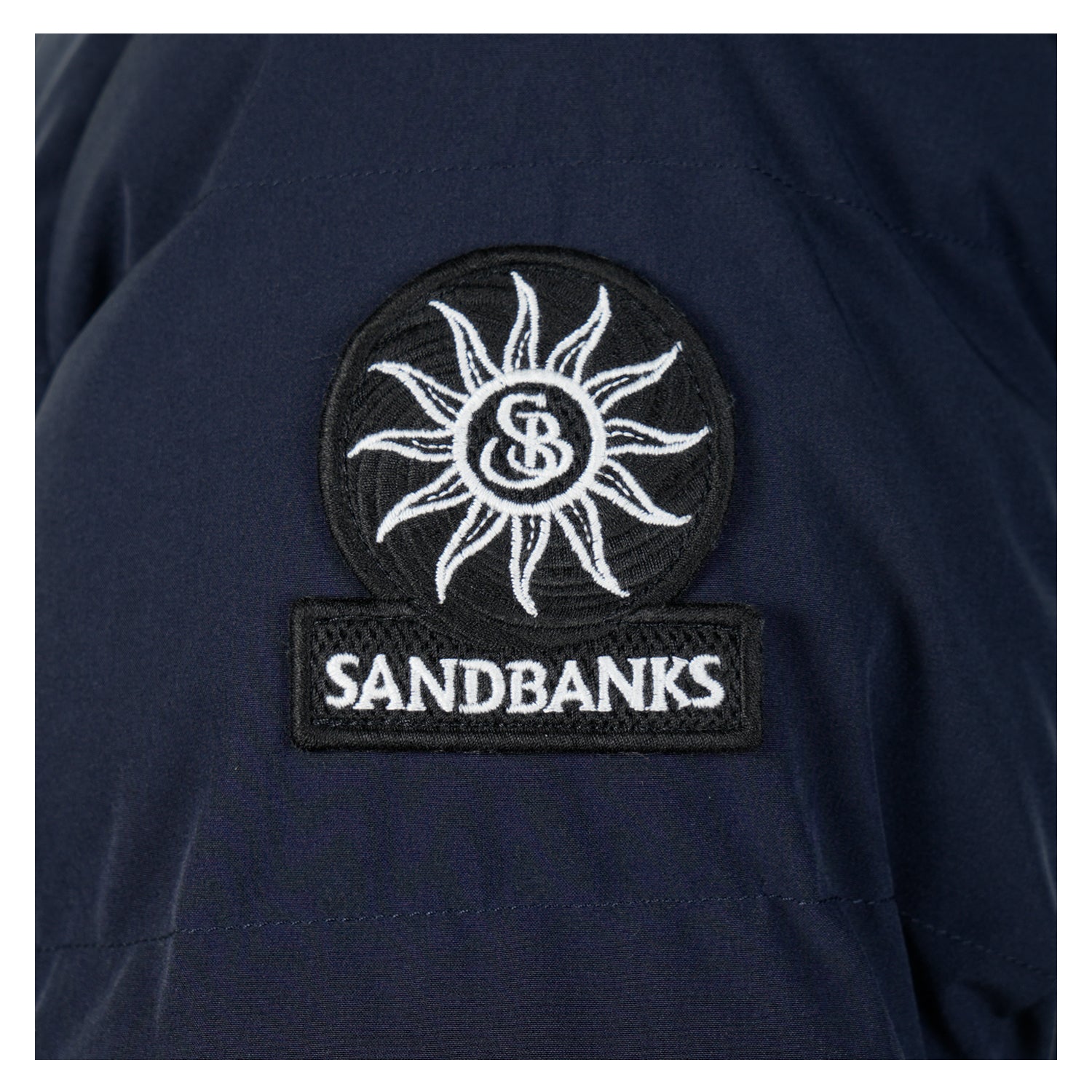 Branksome Long Puffer Jacket Navy