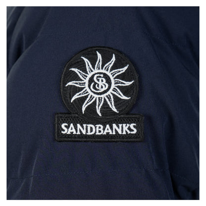 Branksome Long Puffer Jacket Navy