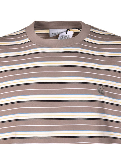 Short Sleeve Nathan Stripe T Shirt Branch