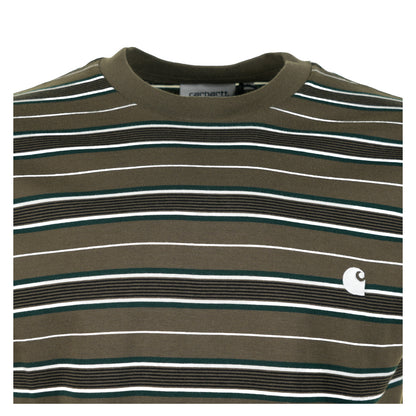 Short Sleeve Bronson Stripe Cypress