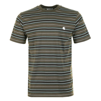 Short Sleeve Bronson Stripe Cypress