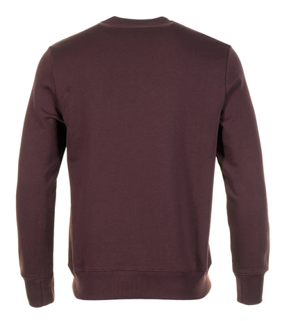 Zebra Crew Sweatshirt 29A Dark Red