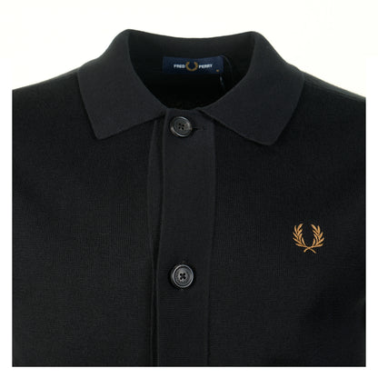 Knitted Overshirt Black