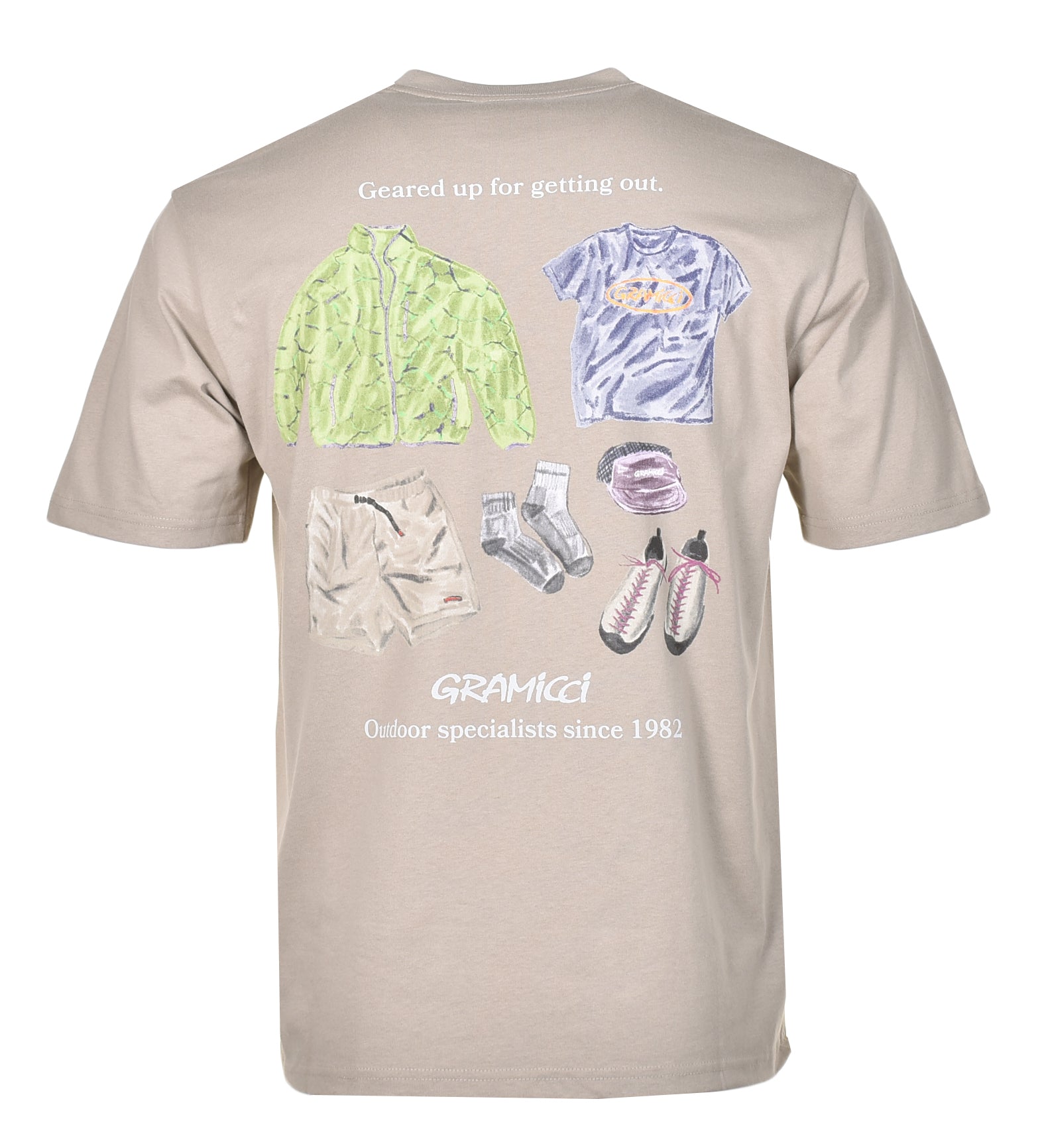 Geared Up Tee Khaki