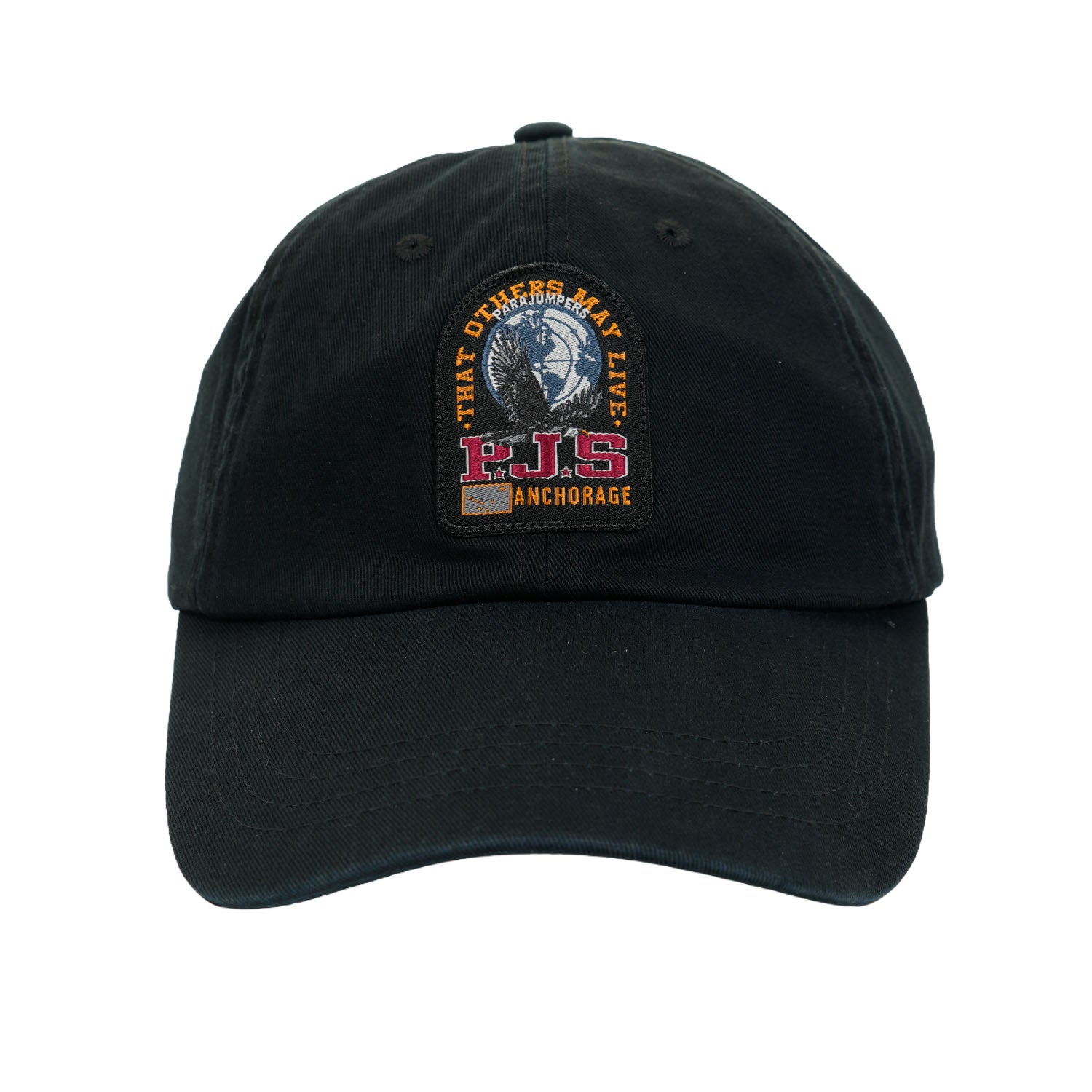 Canvas Patch Cap Black