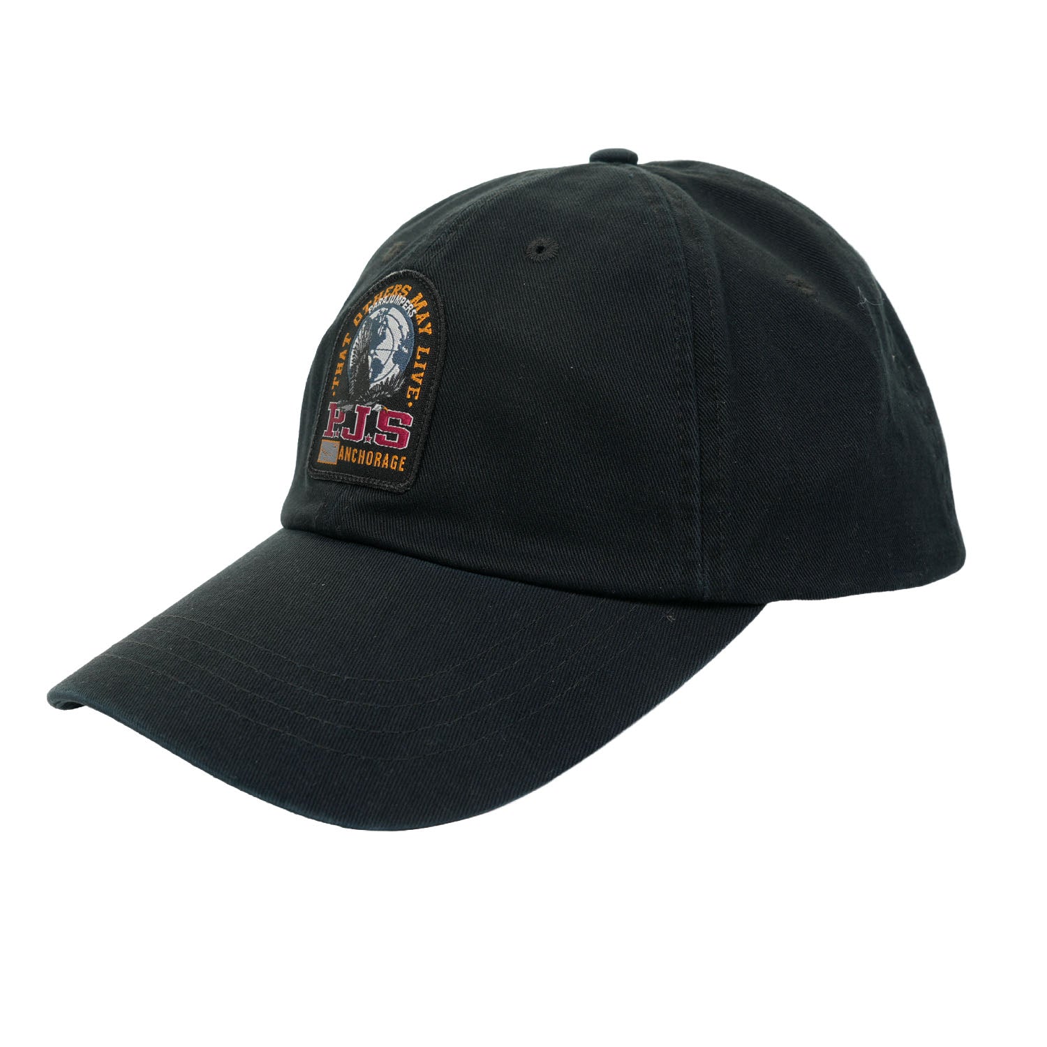 Canvas Patch Cap Black