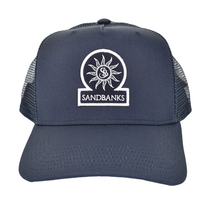 Sandbanks Trucker Logo Cap Navy